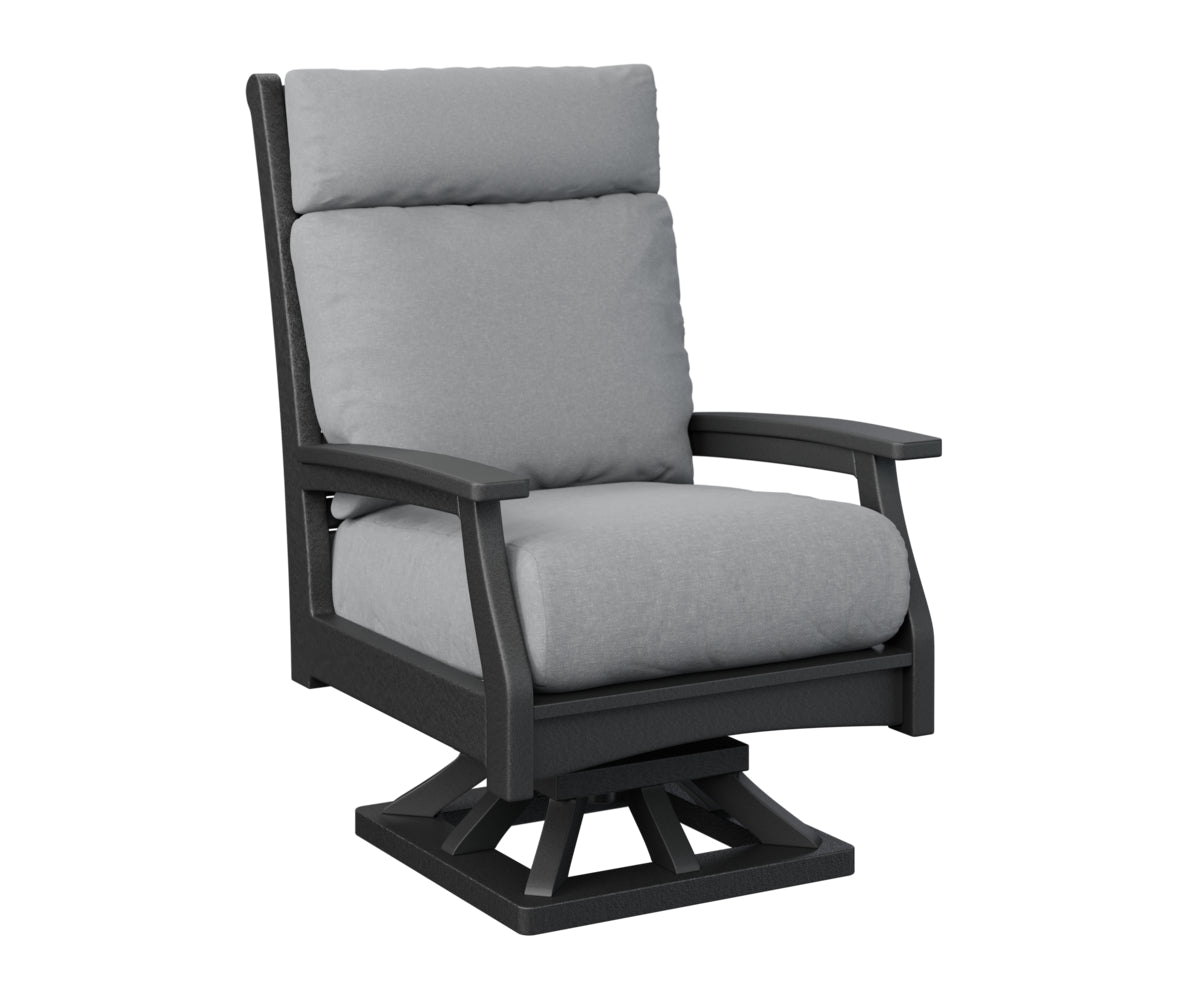 Berlin Gardens Classic Terrace High Back Swivel Rocker