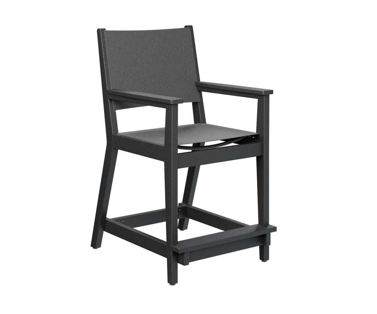 Berlin Gardens Mayhew Sling Counter Arm Chair