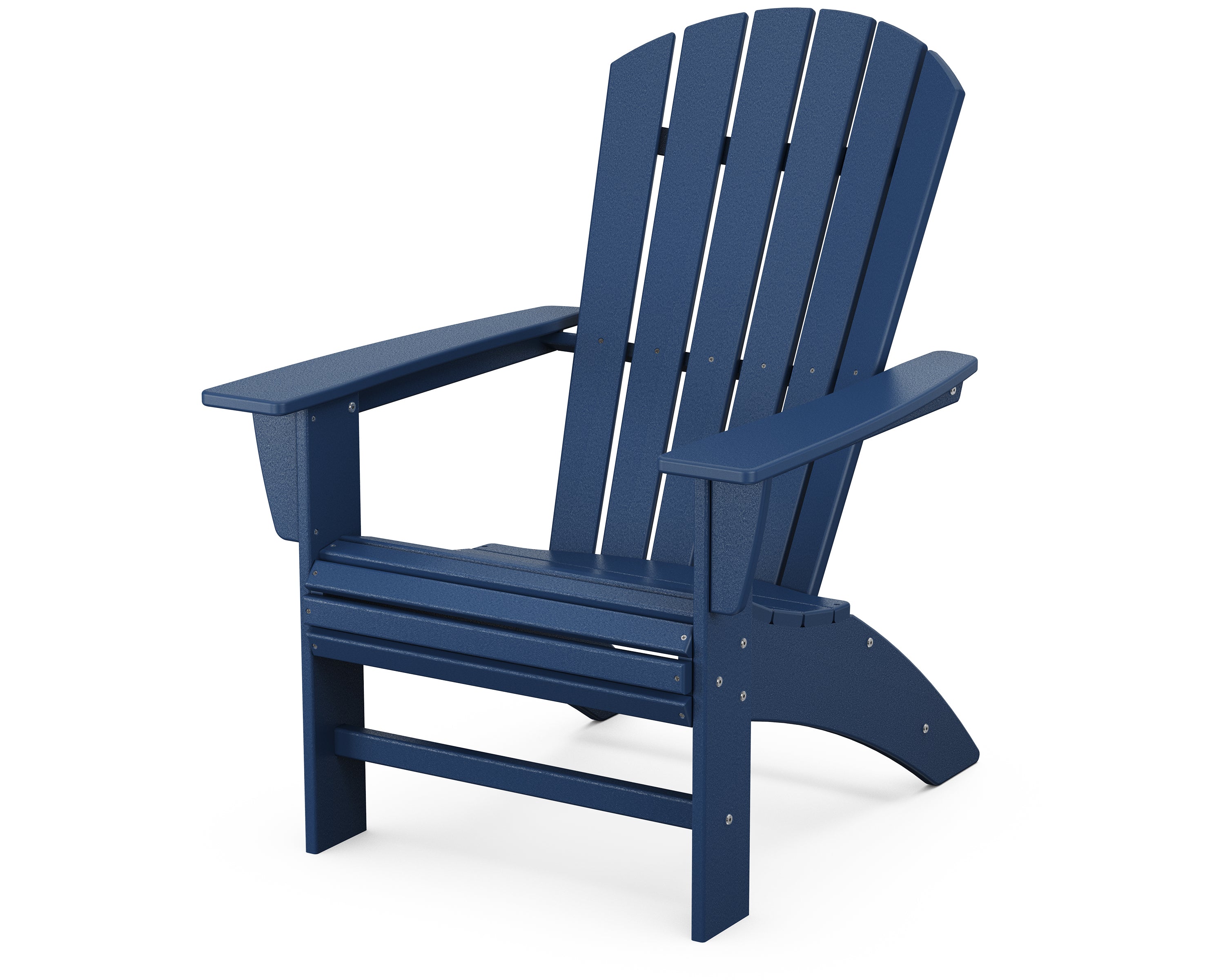 POLYWOOD Nautical Curveback Adirondack Chair