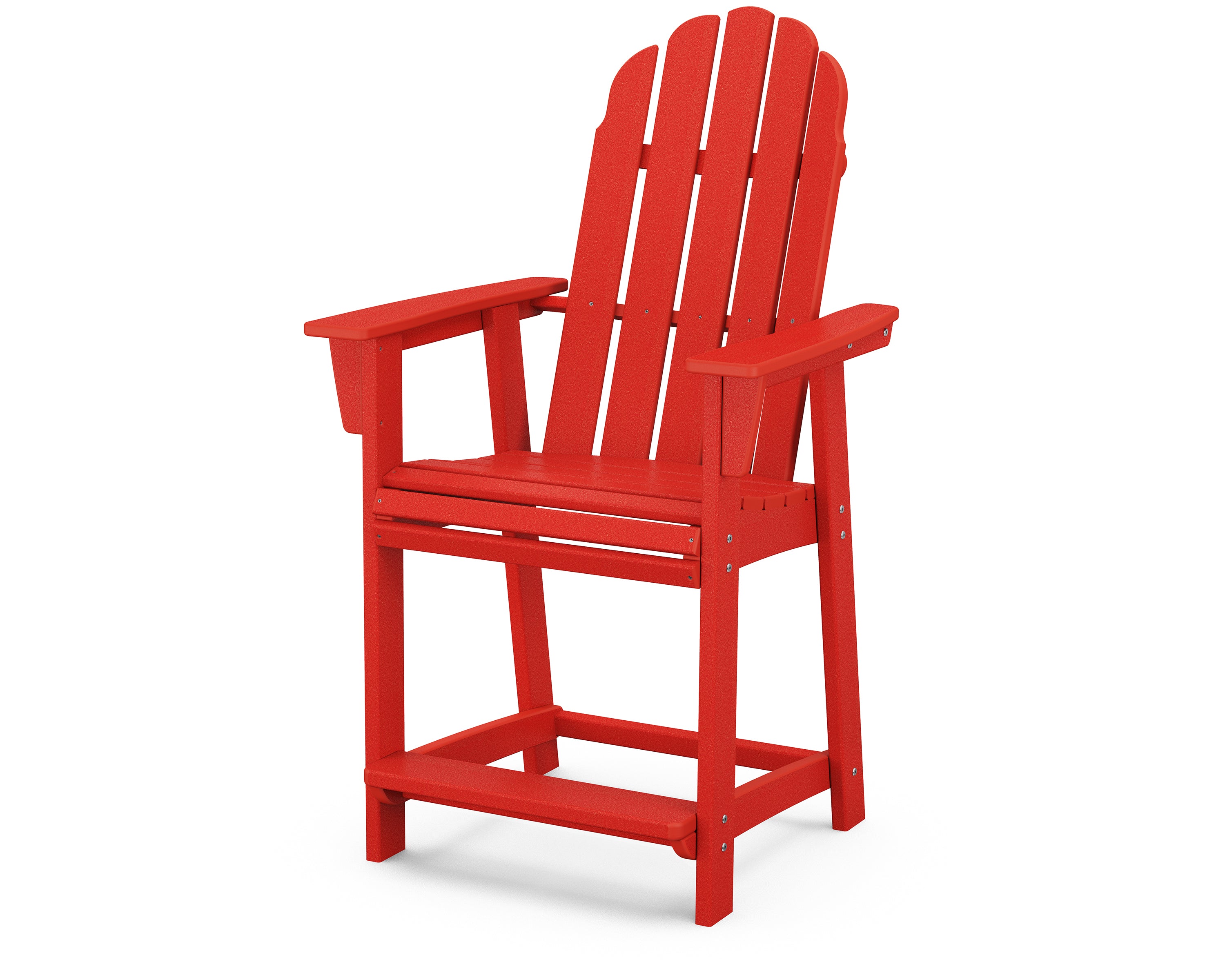 POLYWOOD Vineyard Curveback Adirondack Counter Chair