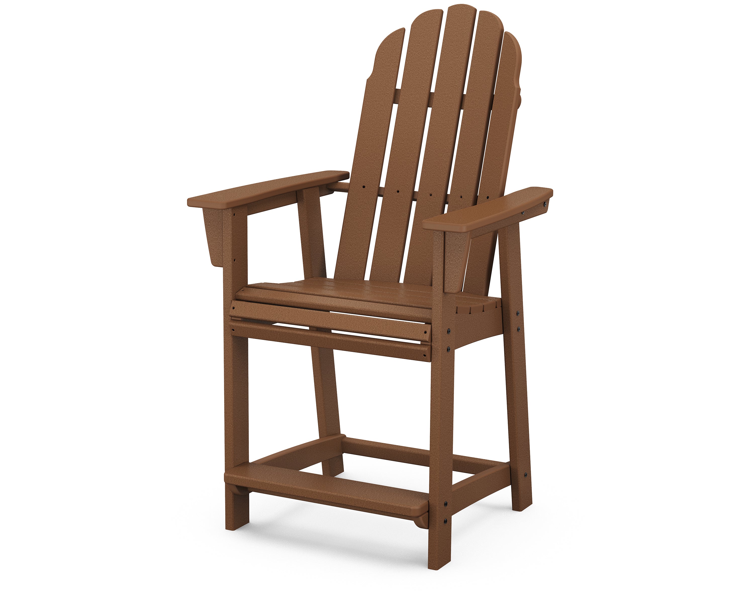 POLYWOOD Vineyard Curveback Adirondack Counter Chair