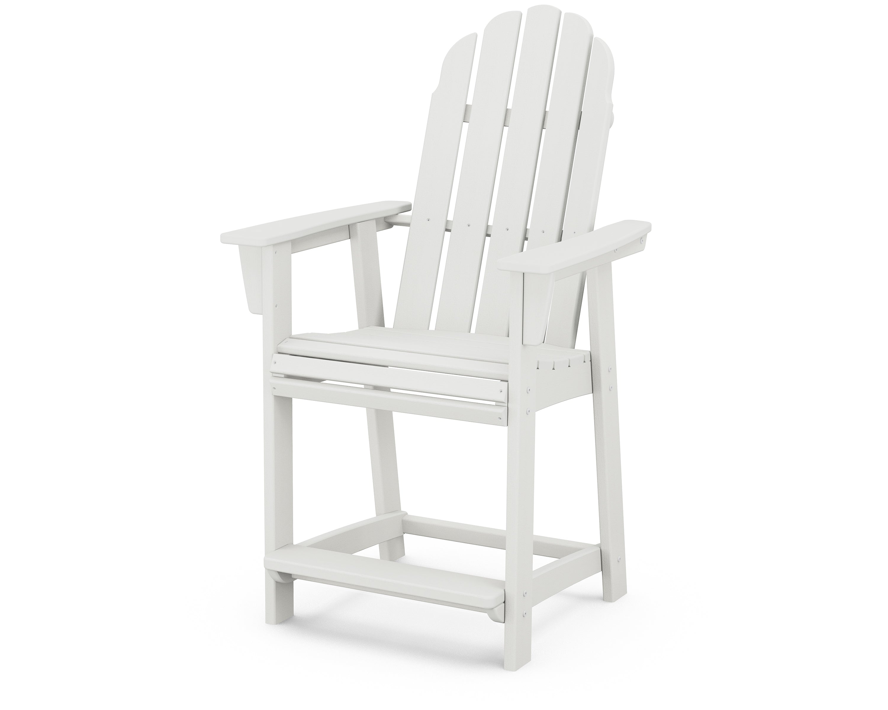 POLYWOOD Vineyard Curveback Adirondack Counter Chair