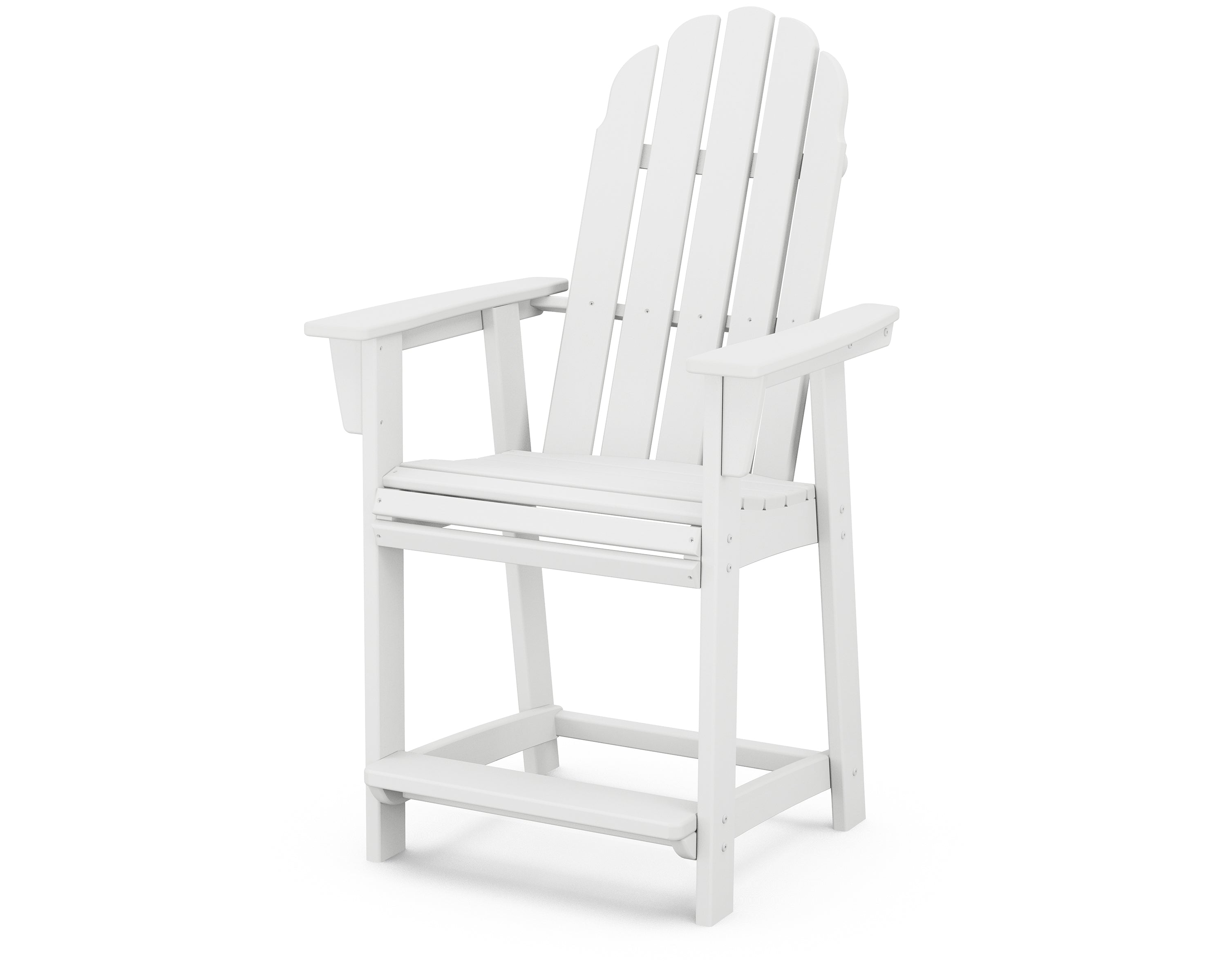 POLYWOOD Vineyard Curveback Adirondack Counter Chair