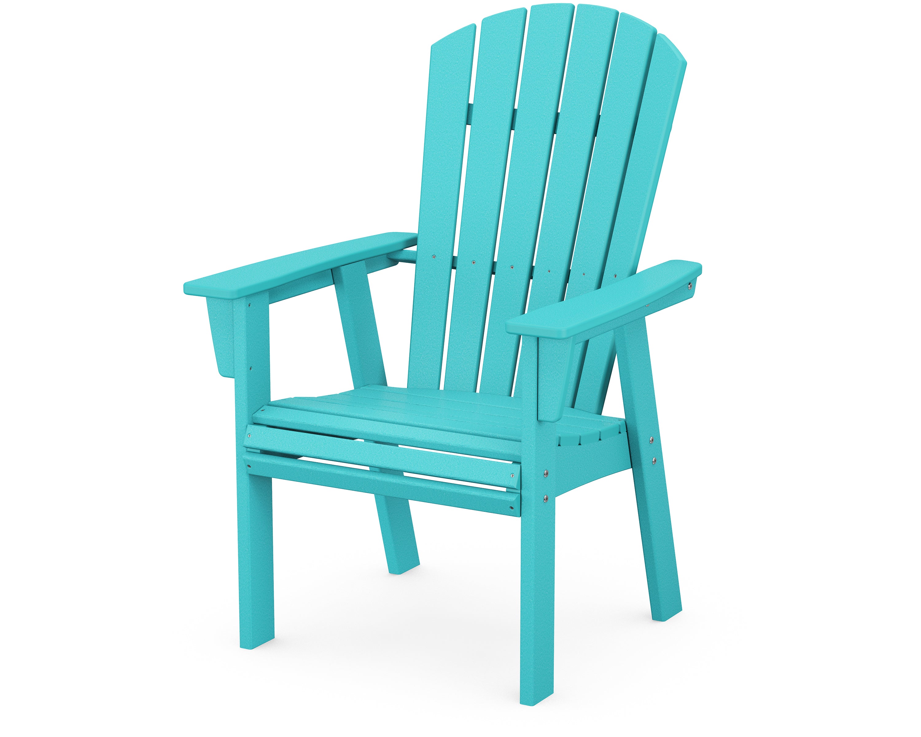 POLYWOOD Nautical Curveback Adirondack Dining Chair