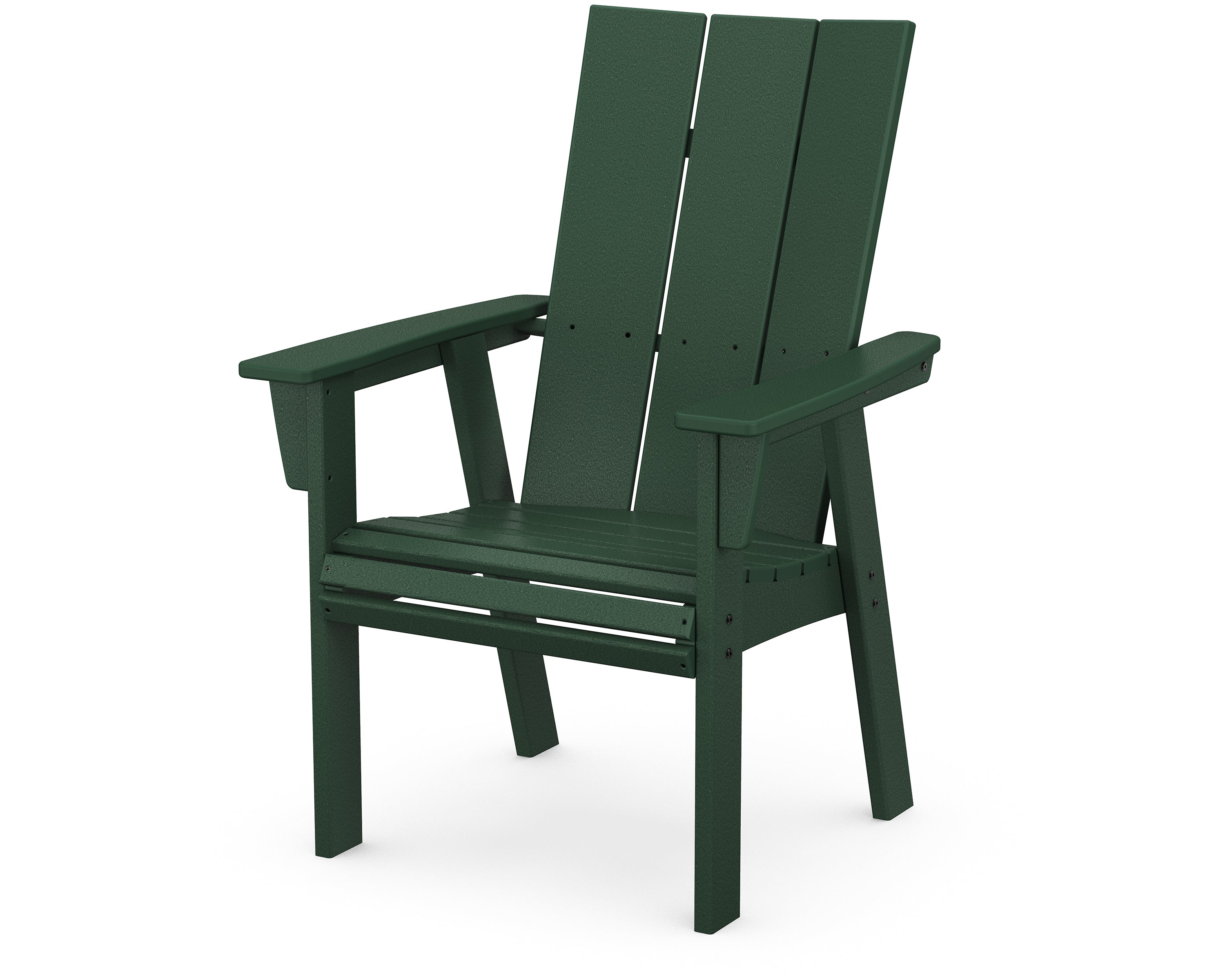 POLYWOOD Modern Curveback Adirondack Dining Chair