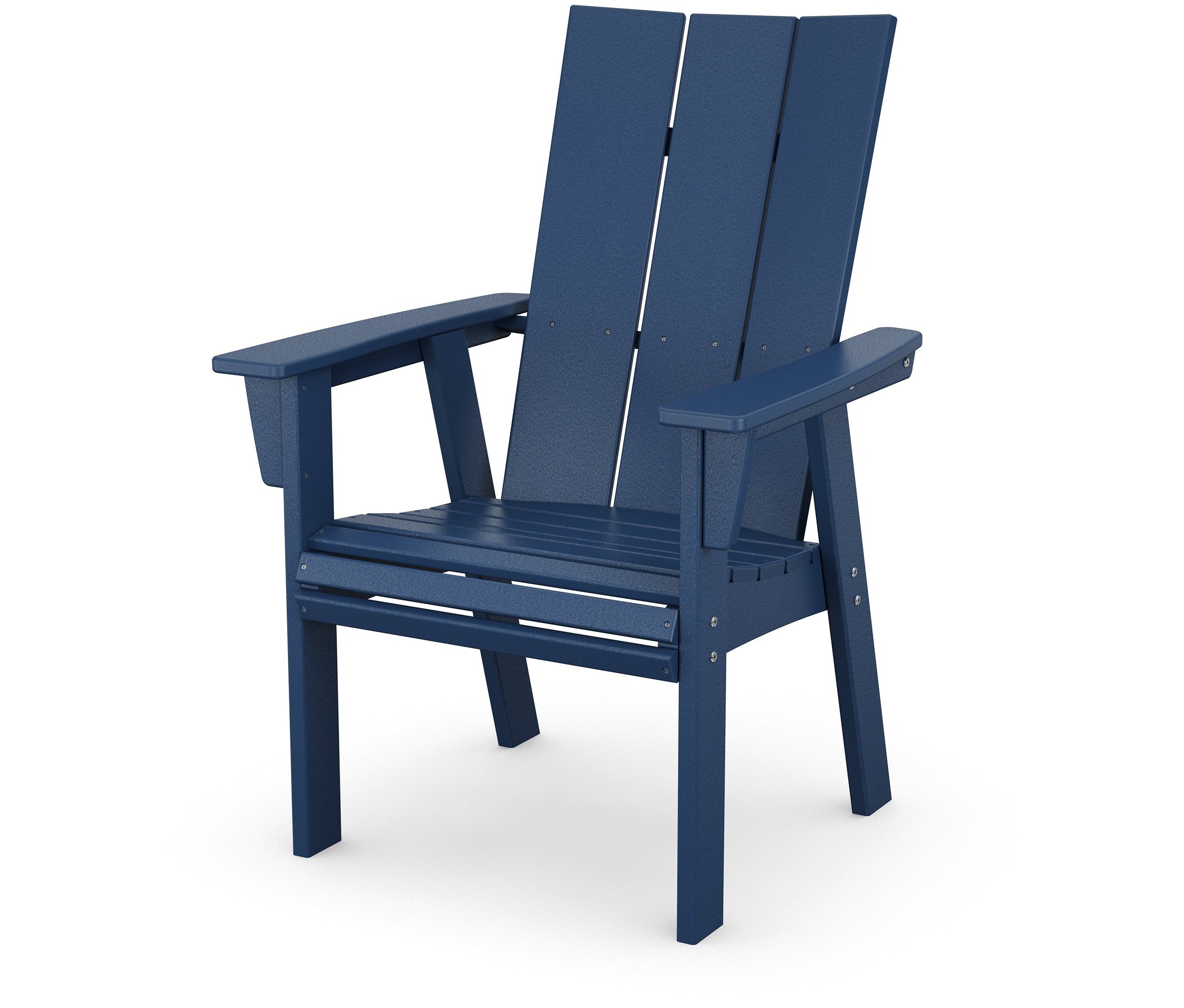 POLYWOOD Modern Curveback Adirondack Dining Chair