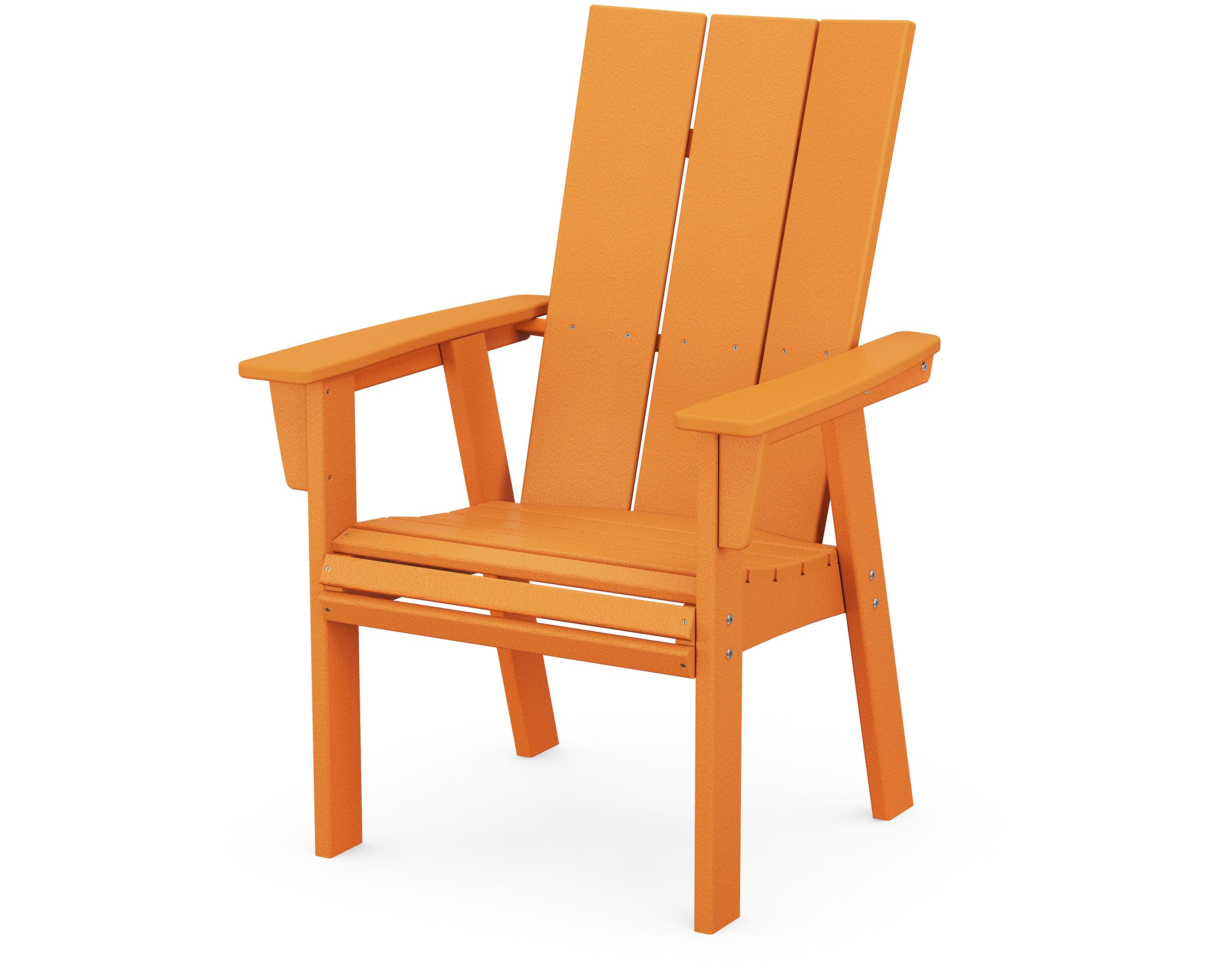 POLYWOOD Modern Curveback Adirondack Dining Chair