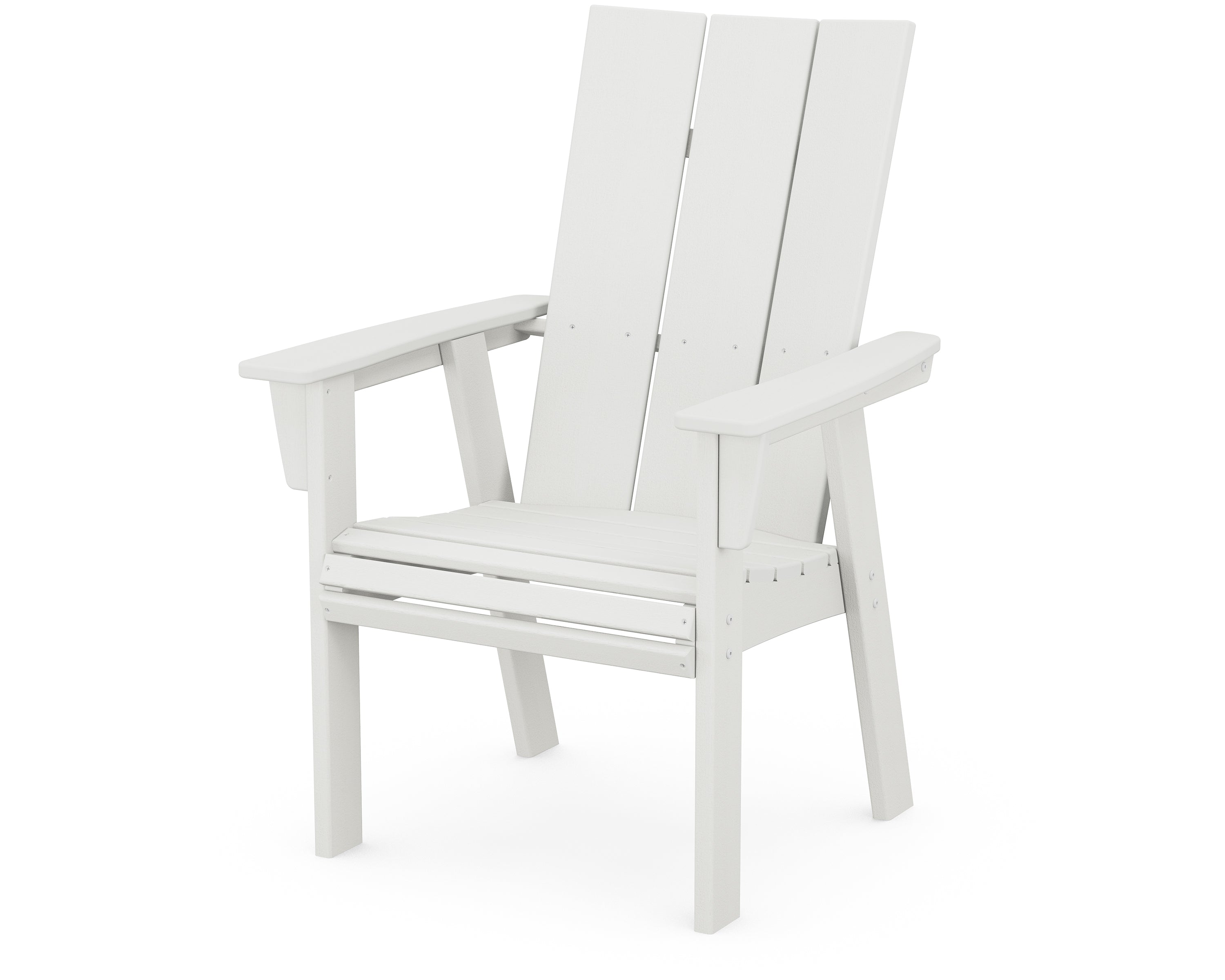 POLYWOOD Modern Curveback Adirondack Dining Chair