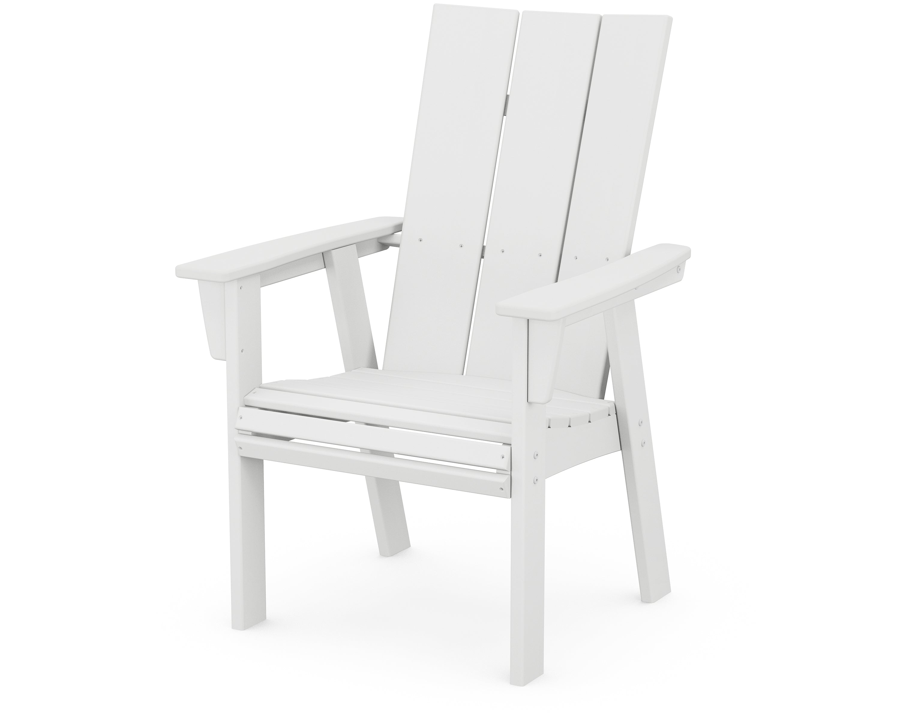 POLYWOOD Modern Curveback Adirondack Dining Chair