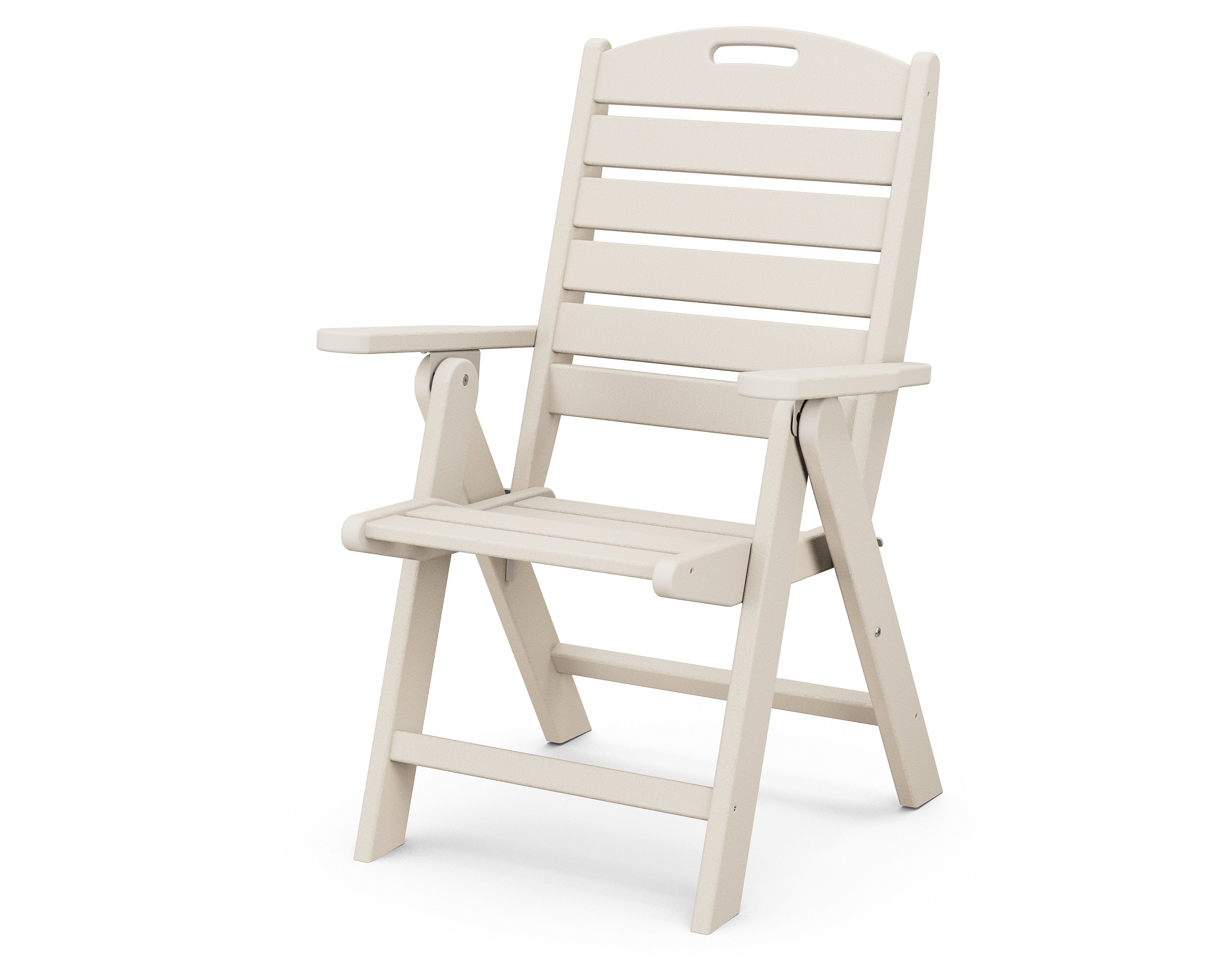 POLYWOOD Nautical Folding Highback Chair