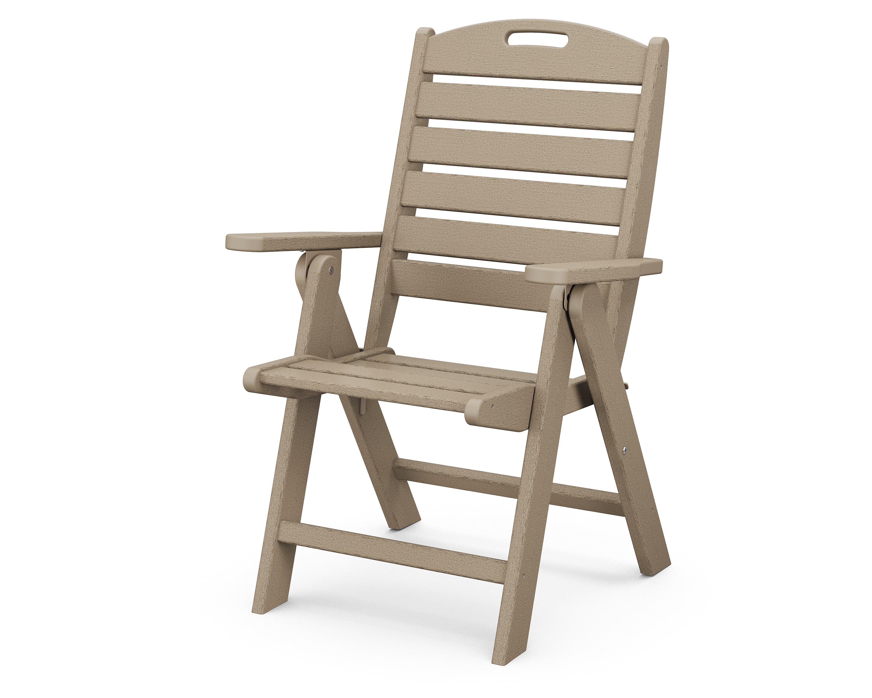 POLYWOOD Nautical Folding Highback Chair