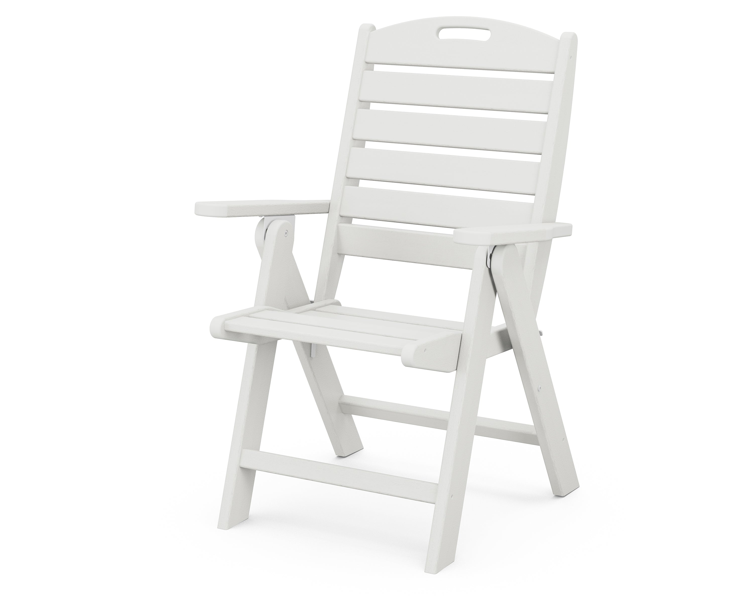 POLYWOOD Nautical Folding Highback Chair