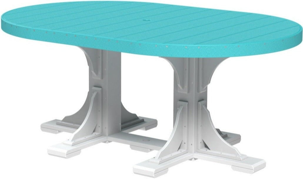 LuxCraft 4' x 6' Oval Table - Dining Height