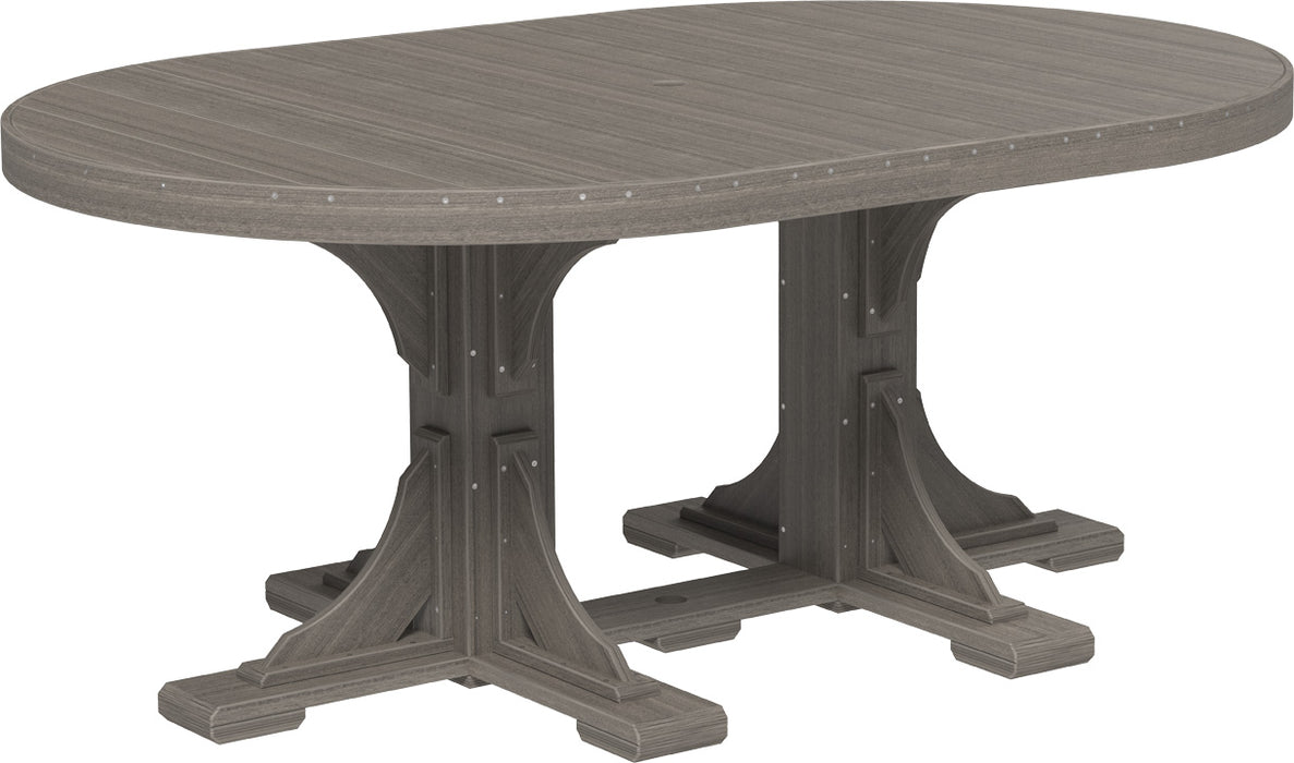 LuxCraft 4' x 6' Oval Table Set #1