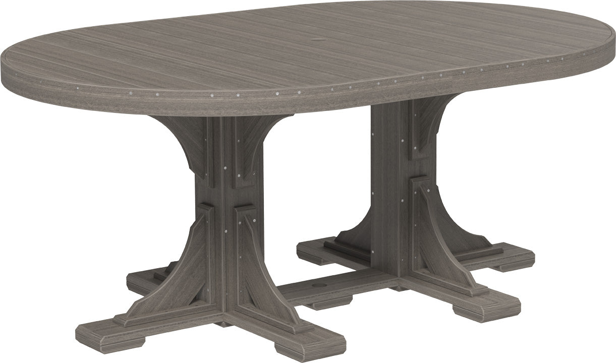 LuxCraft 4' x 6' Oval Table Set #3