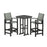 POLYWOOD Coastal 3-Piece Bar Set