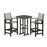 POLYWOOD Coastal 3-Piece Bar Set