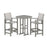 POLYWOOD Coastal 3-Piece Bar Set