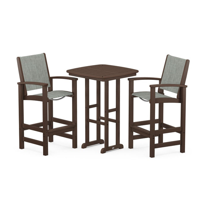 POLYWOOD Coastal 3-Piece Bar Set