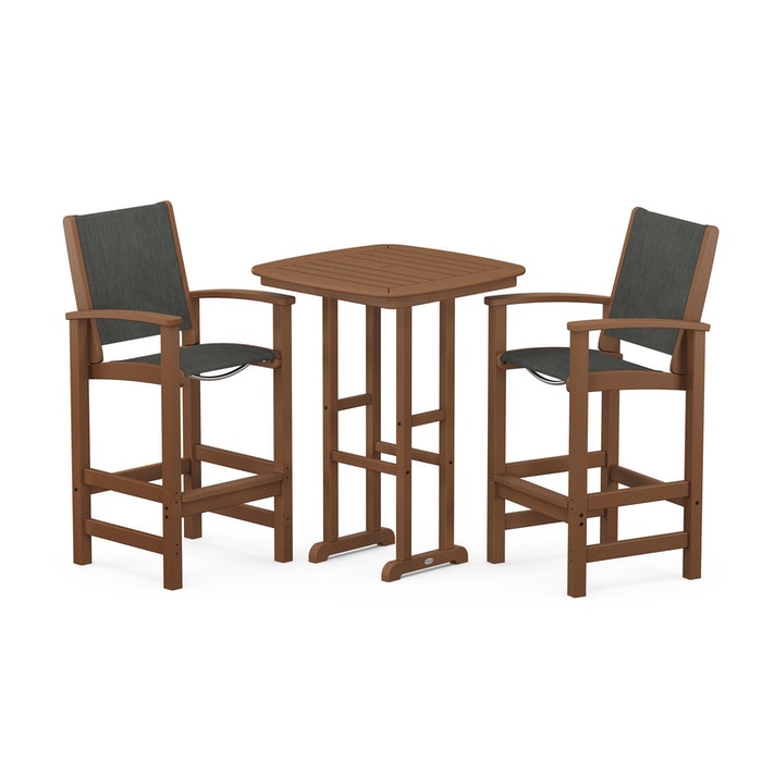 POLYWOOD Coastal 3-Piece Bar Set