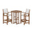 POLYWOOD Coastal 3-Piece Bar Set