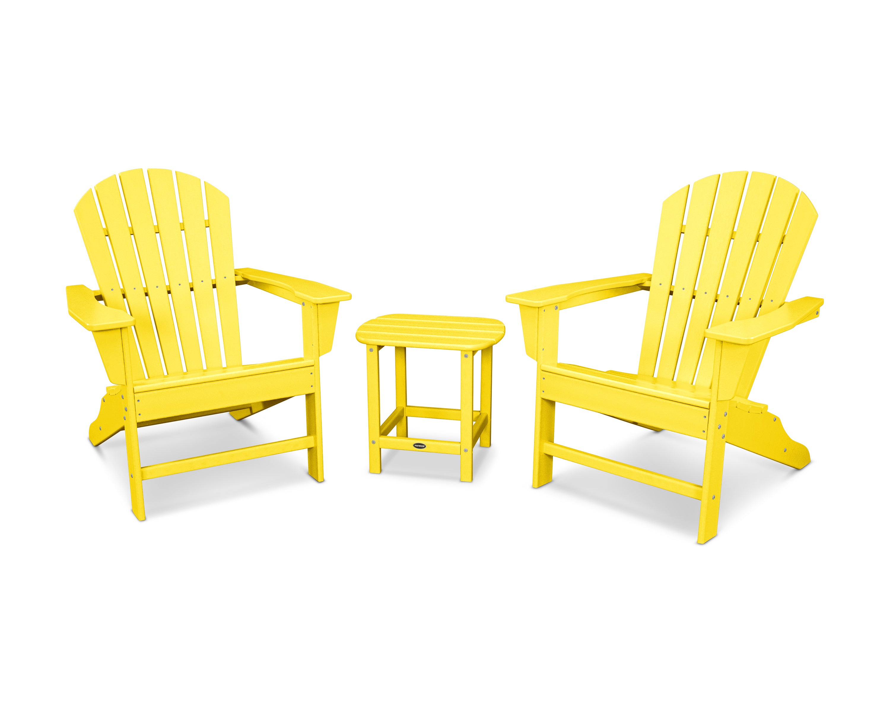 POLYWOOD South Beach Adirondack 3-Piece Set