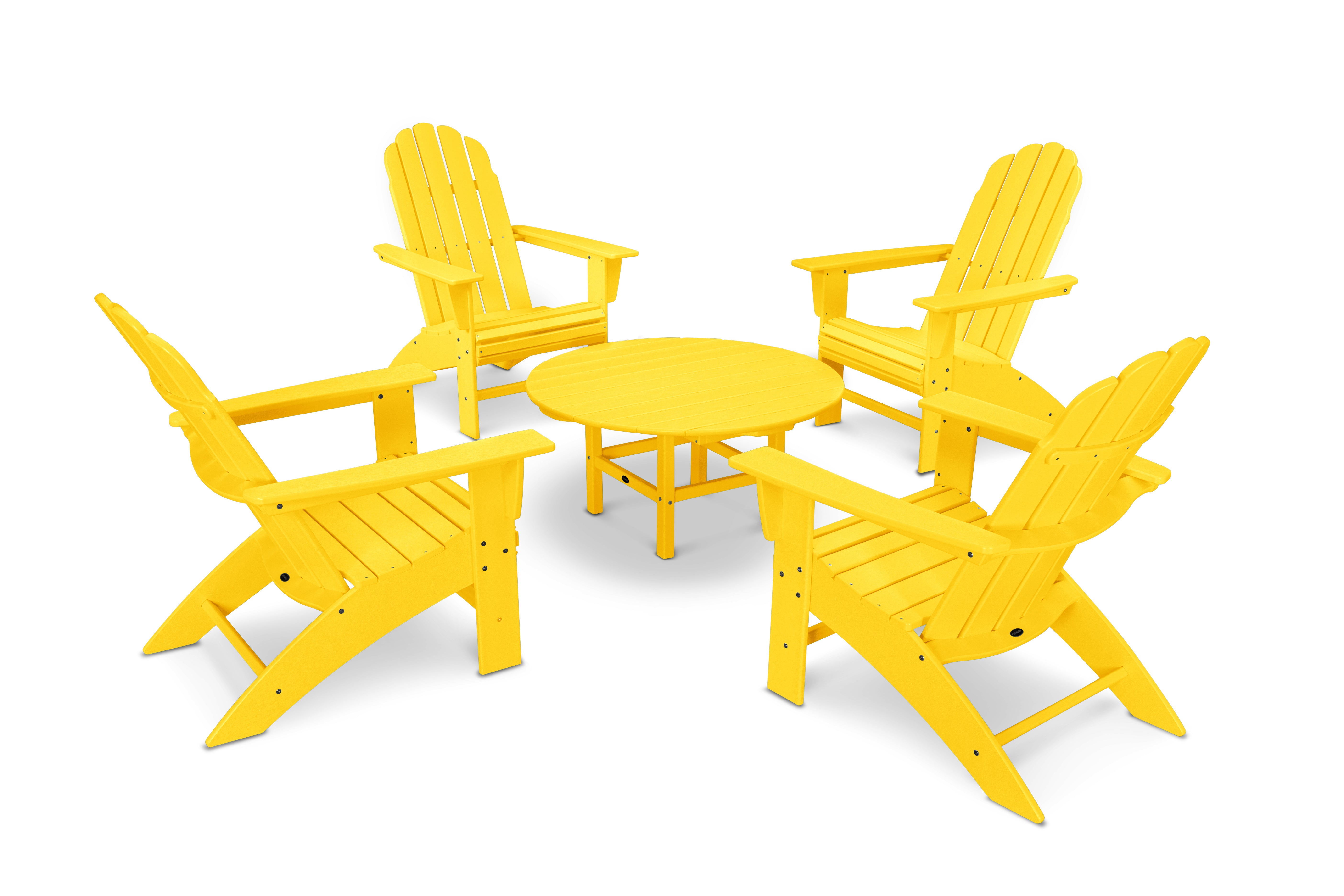 POLYWOOD Vineyard 5-Piece Oversized Adirondack Set