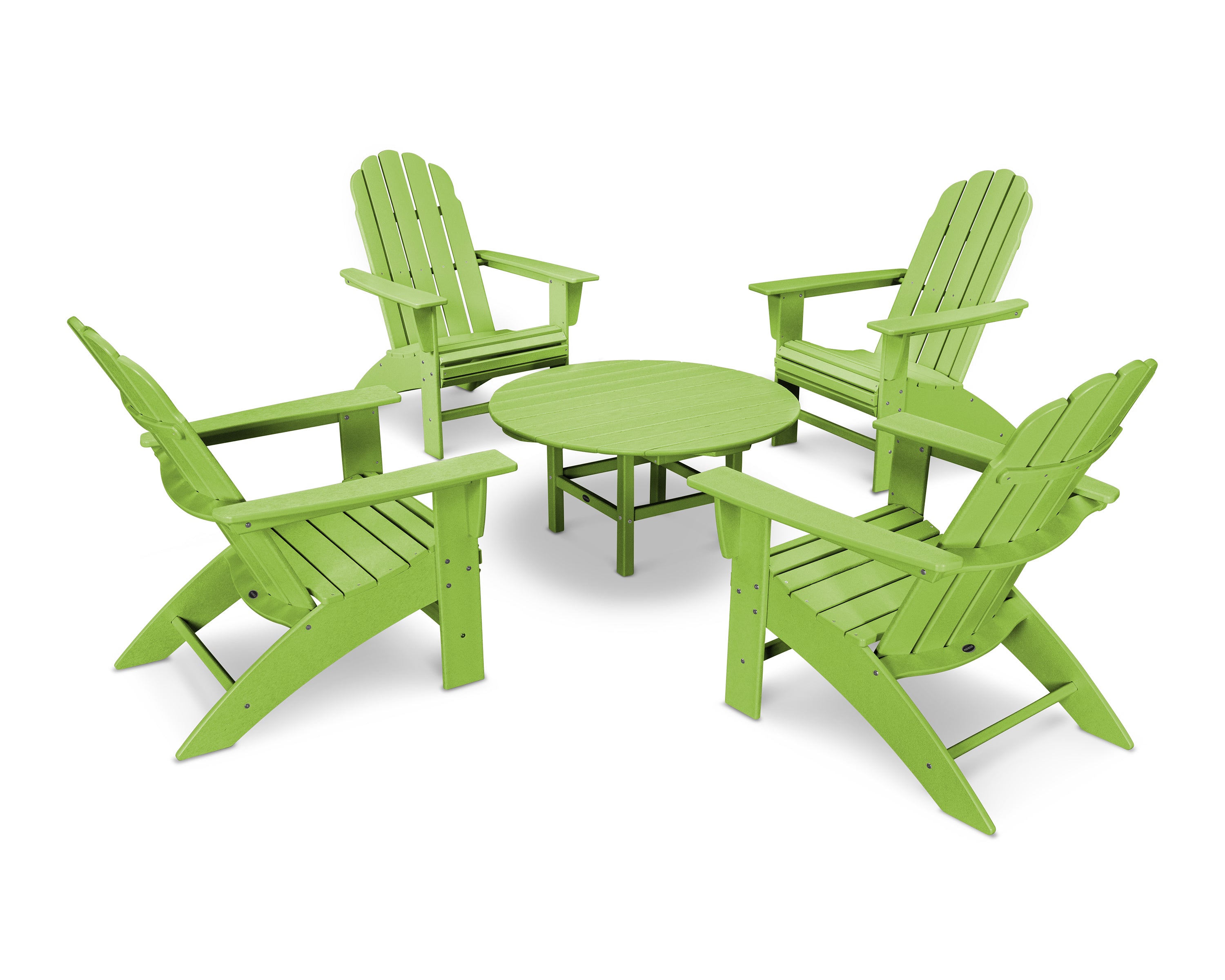 POLYWOOD Vineyard 5-Piece Oversized Adirondack Set