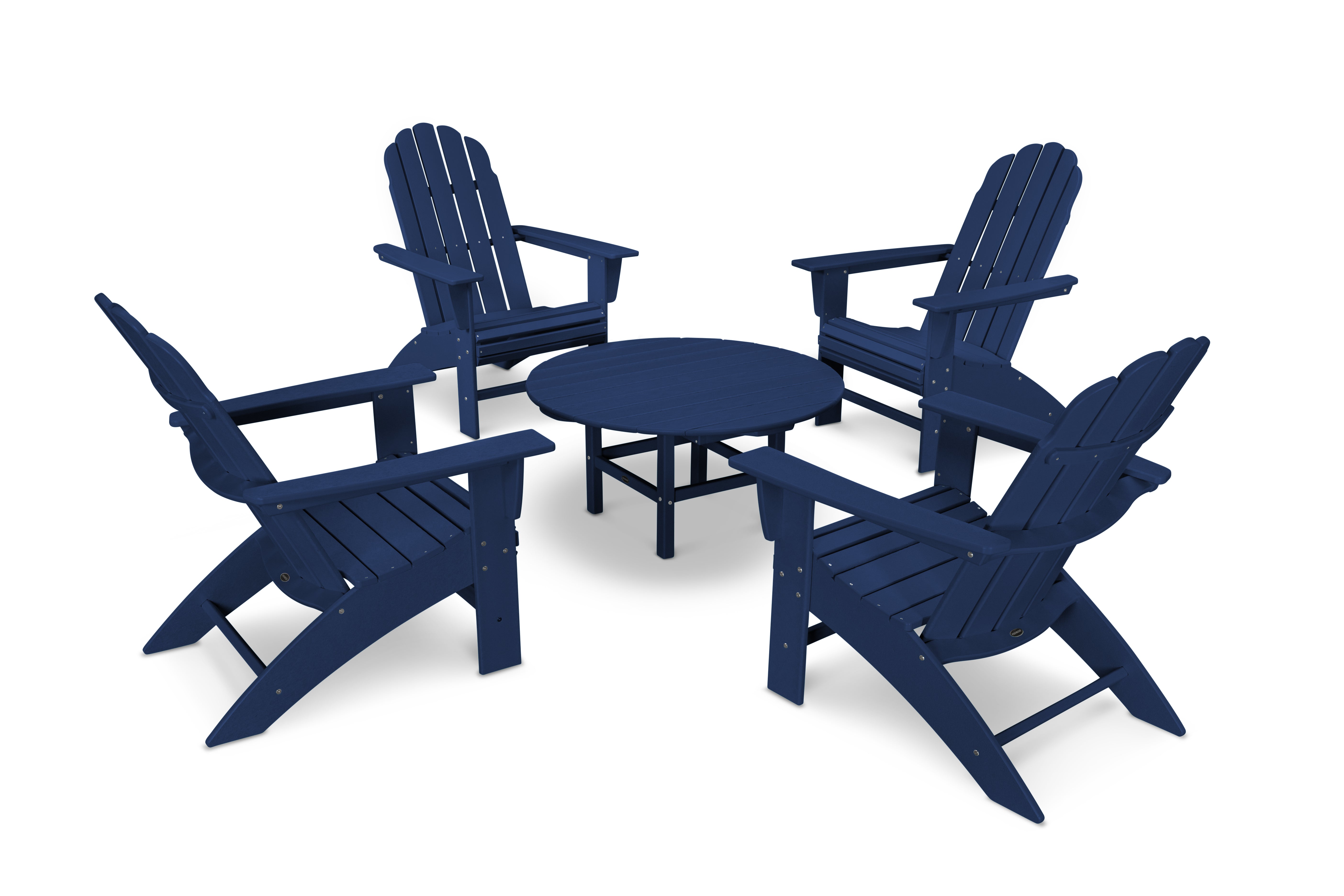 POLYWOOD Vineyard 5-Piece Oversized Adirondack Set