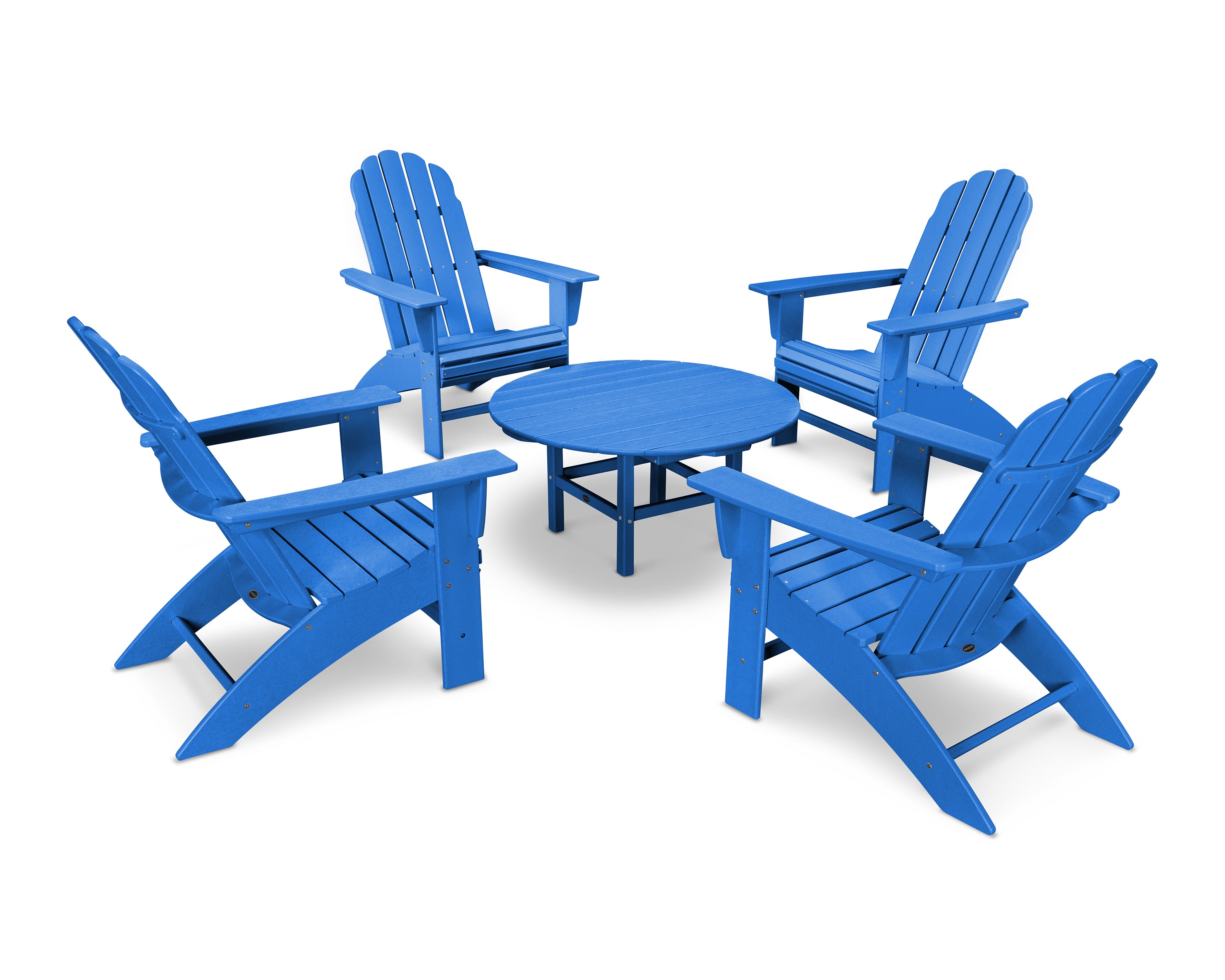 POLYWOOD Vineyard 5-Piece Oversized Adirondack Set