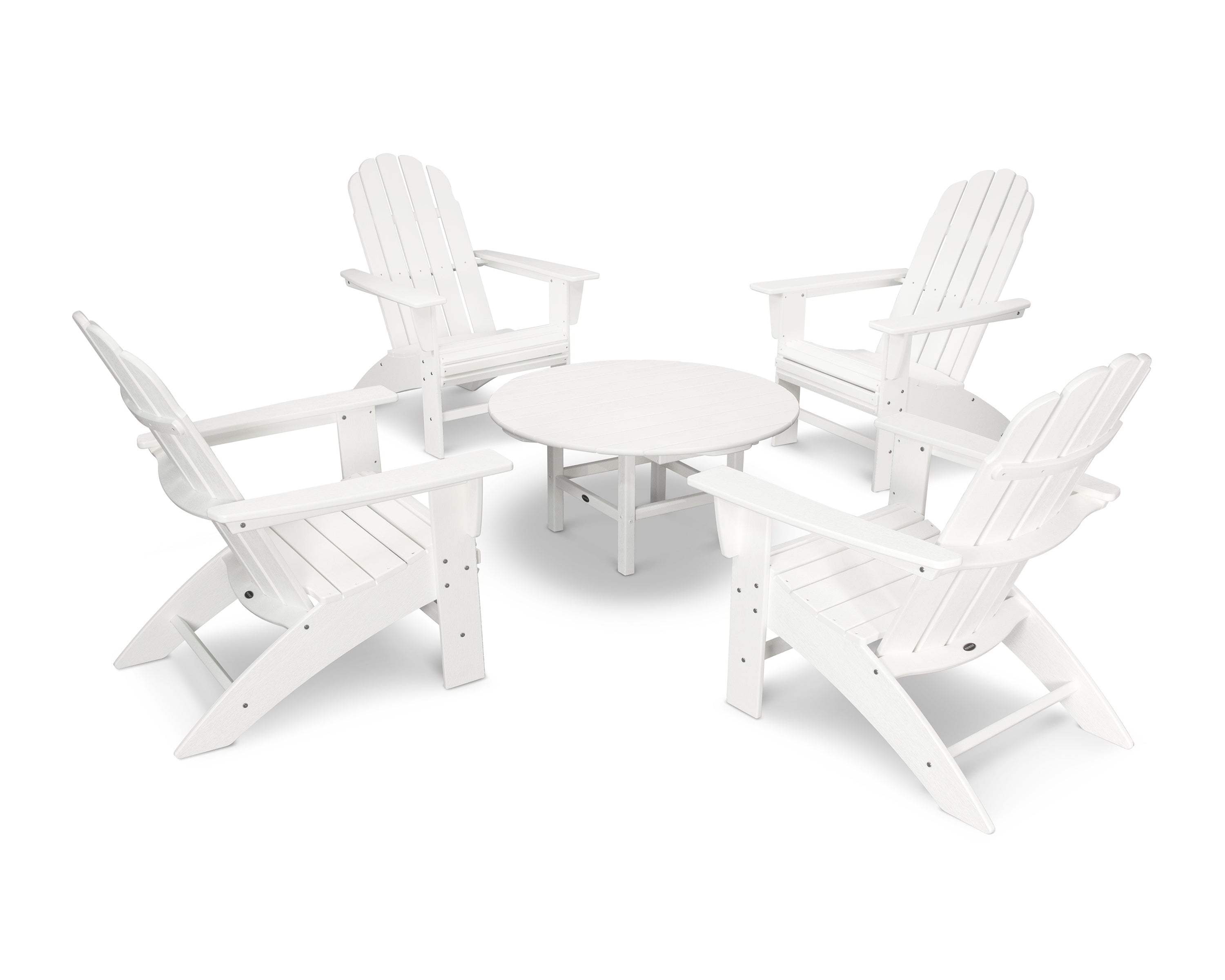 POLYWOOD Vineyard 5-Piece Oversized Adirondack Set