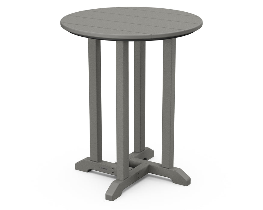 POLYWOOD 24" Round Farmhouse Bistro Table