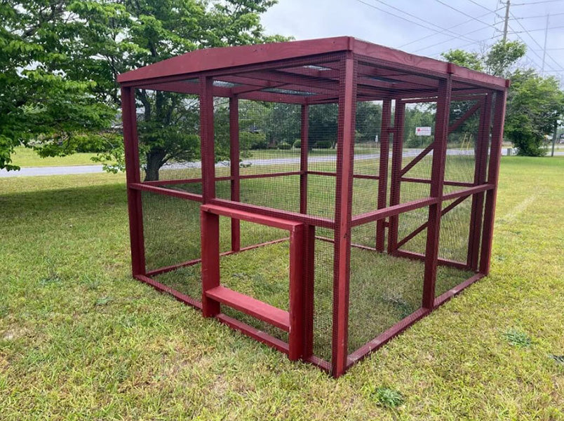 OverEZ Wooden 16' Chicken Run