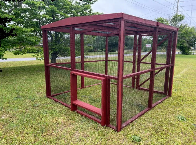 OverEZ Wooden 16' Chicken Run