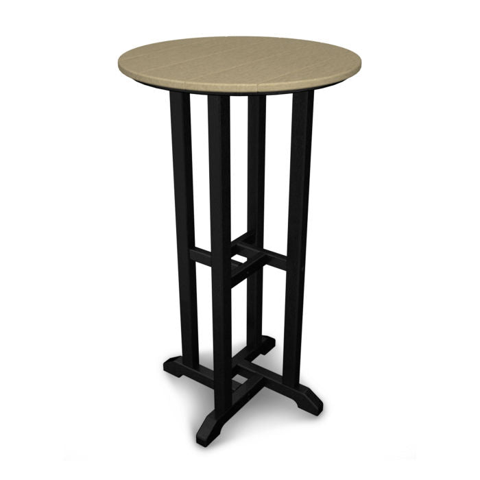 POLYWOOD Contempo 24" Round Bar Table