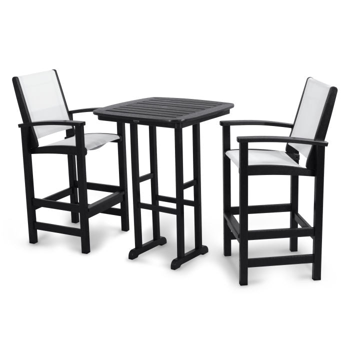 POLYWOOD Coastal 3-Piece Bar Set