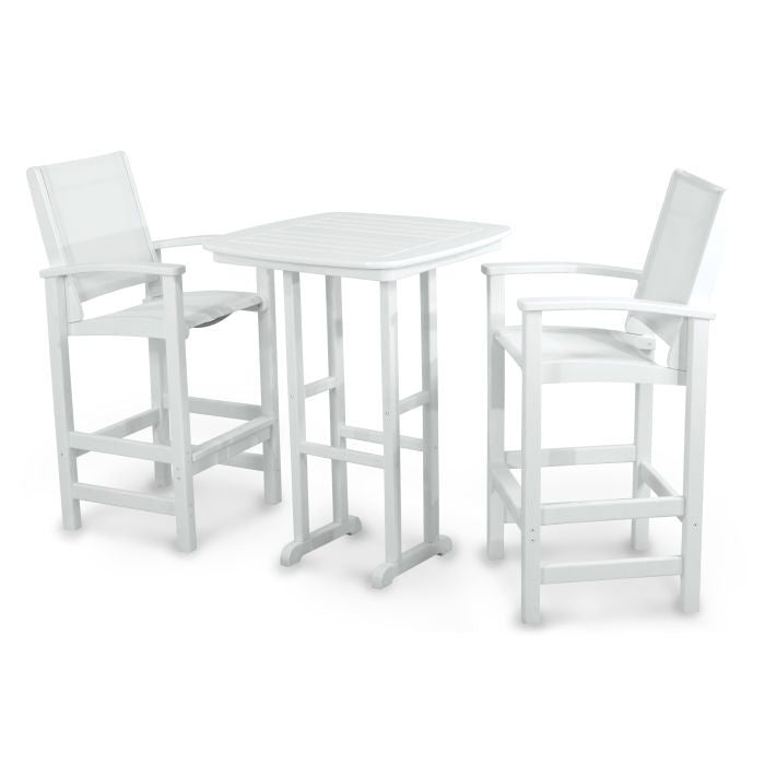 POLYWOOD Coastal 3-Piece Bar Set