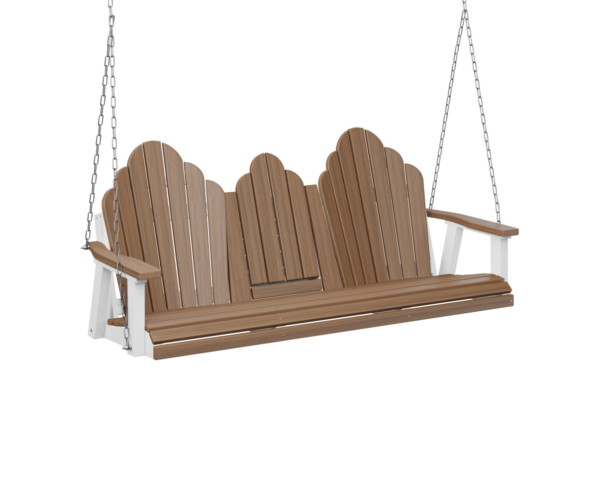 Berlin Gardens Cozi-Back Three Seat Swing with Console