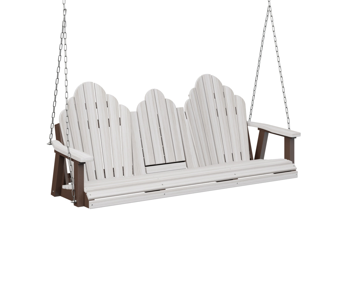 Berlin Gardens Cozi-Back Three Seat Swing with Console