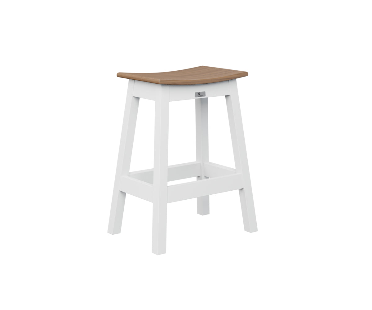 Berlin Gardens Saddle Counter Stool