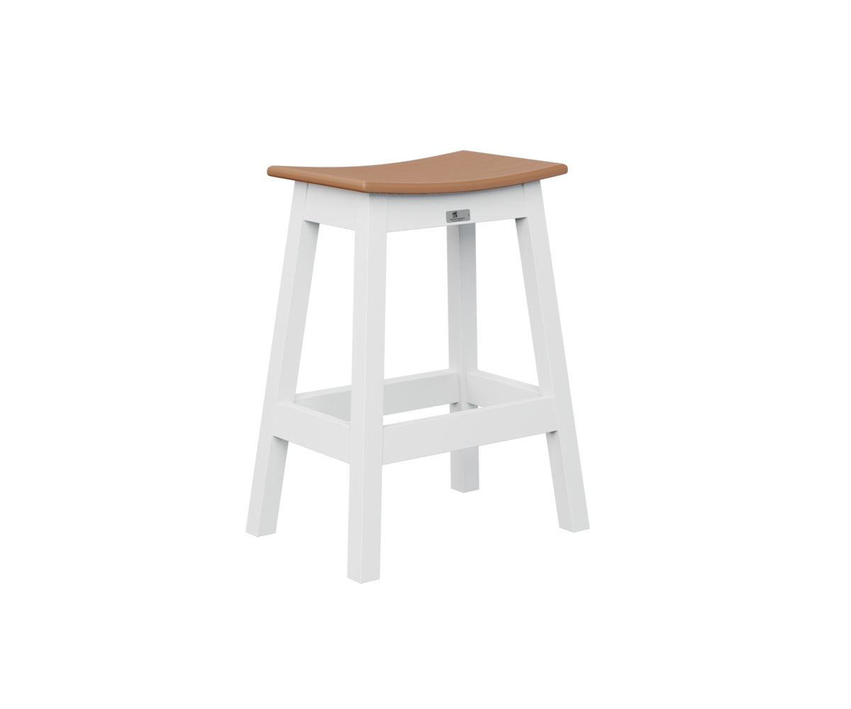 Berlin Gardens Saddle Counter Stool