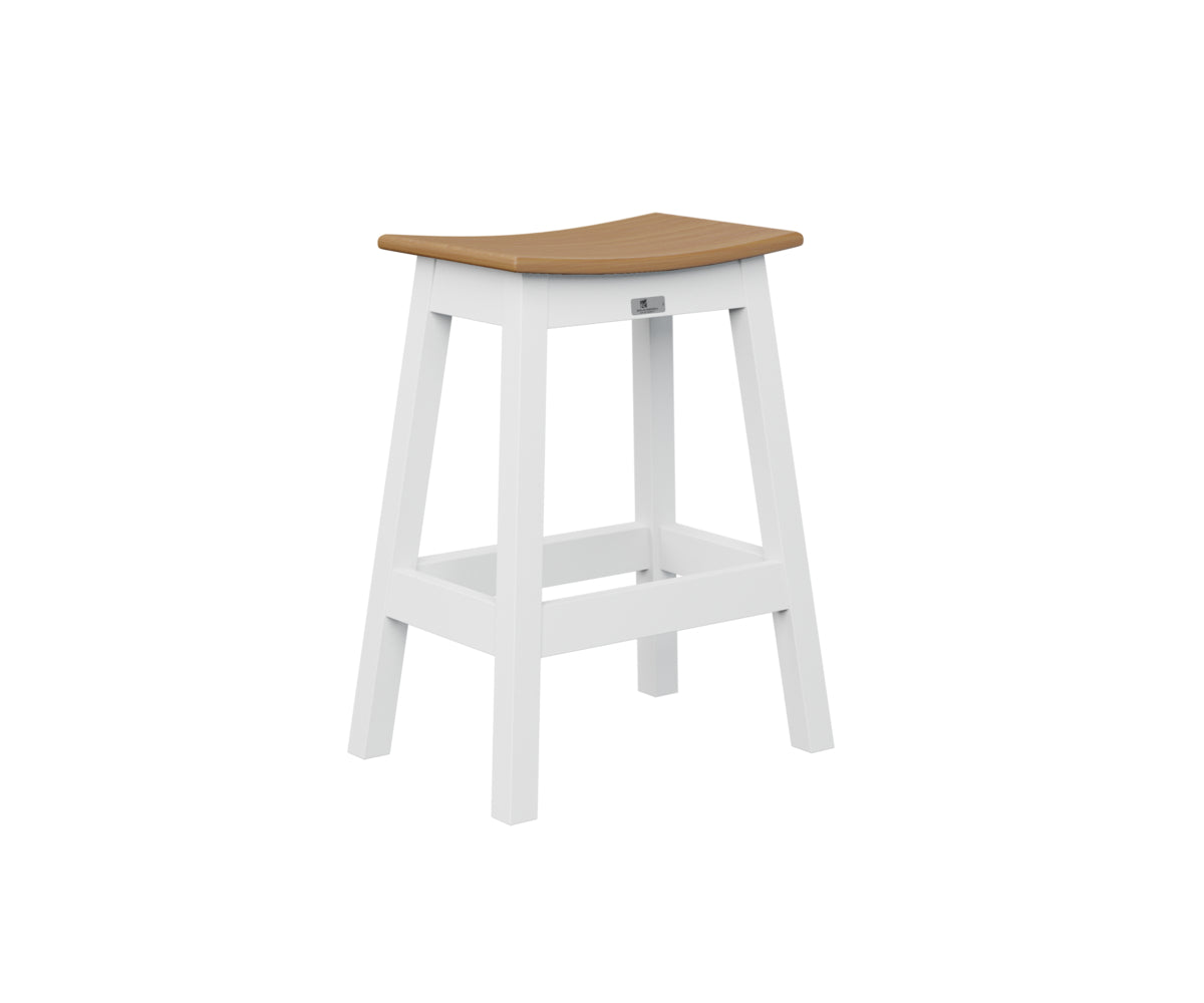 Berlin Gardens Saddle Counter Stool