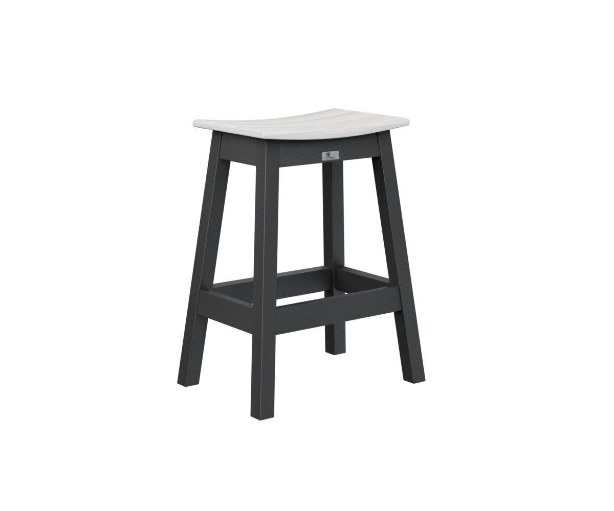 Berlin Gardens Saddle Counter Stool