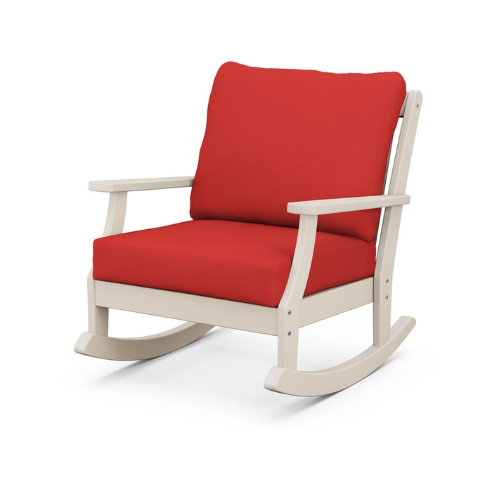 POLYWOOD Braxton Deep Seating Rocking Chair