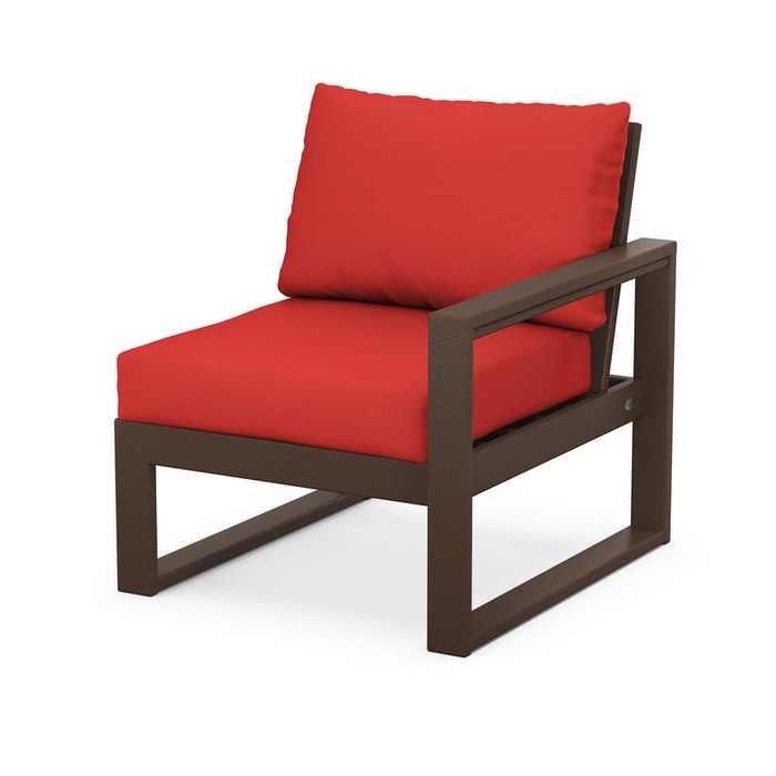 POLYWOOD EDGE Modular Right Arm Chair