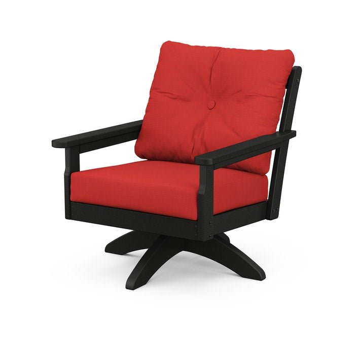 POLYWOOD Vineyard Deep Seating Swivel Chair