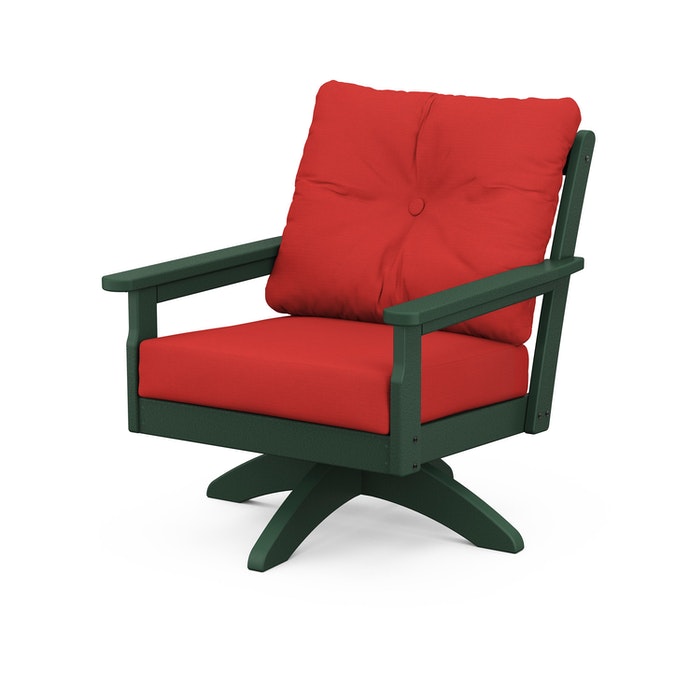 POLYWOOD Vineyard Deep Seating Swivel Chair