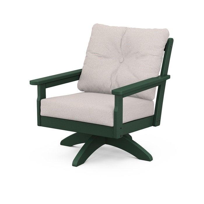 POLYWOOD Vineyard Deep Seating Swivel Chair