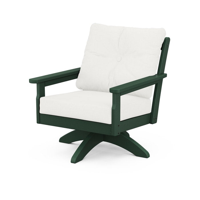 POLYWOOD Vineyard Deep Seating Swivel Chair