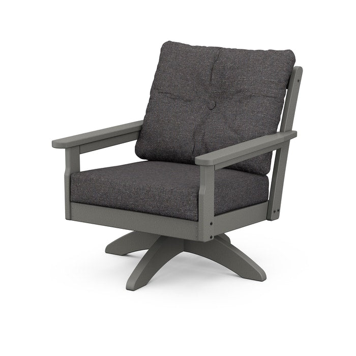 POLYWOOD Vineyard Deep Seating Swivel Chair